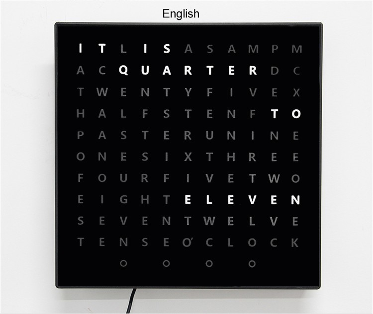 word wall clock word wall clock
