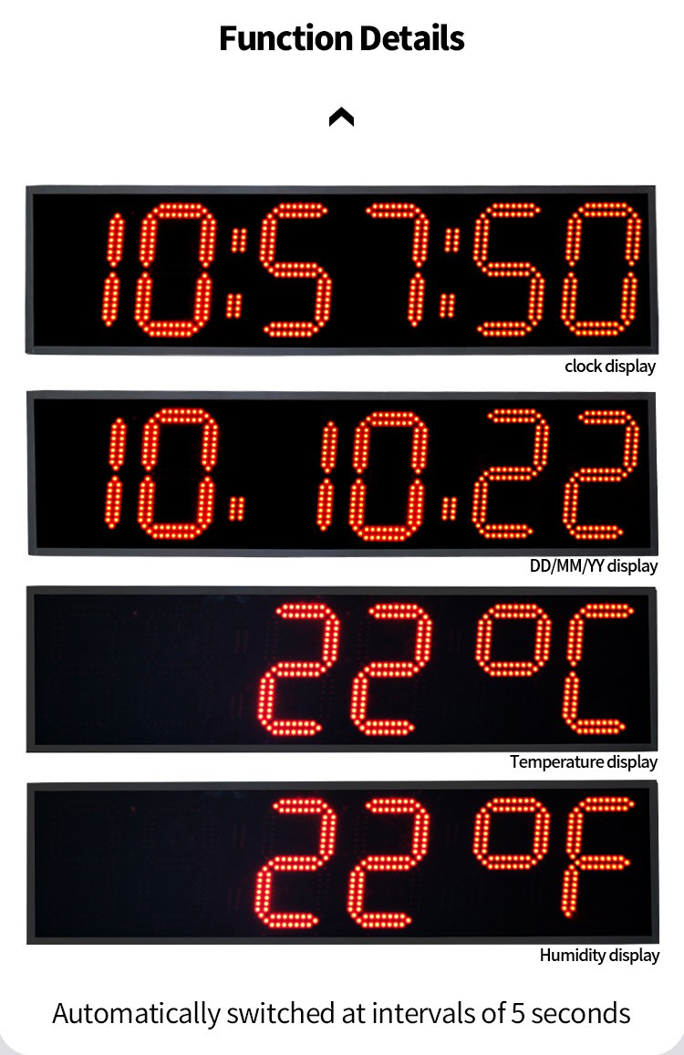 clock temp display 6 clock temp display 6